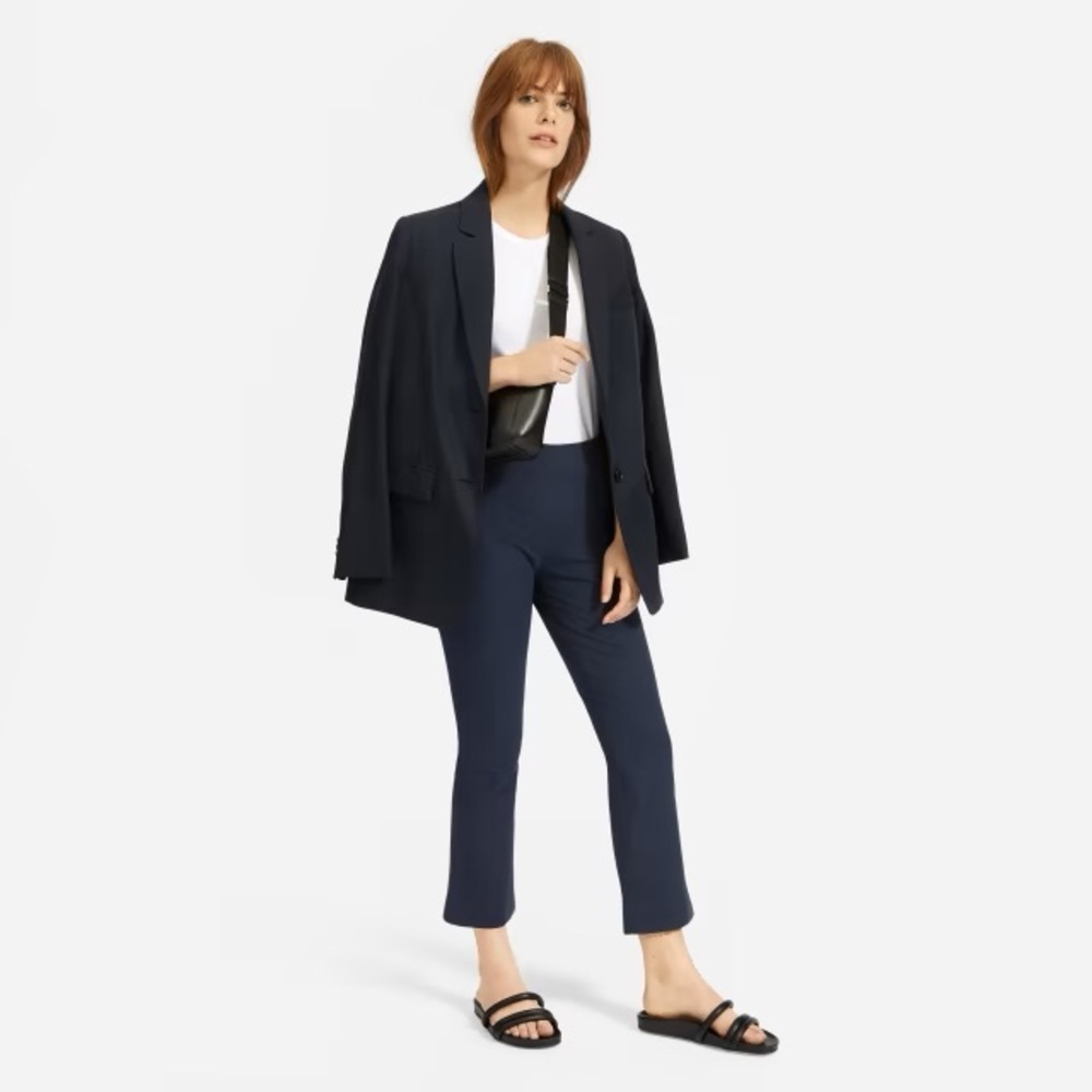 Everlane kick crop work pants